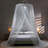 Qfdian Bed Canopy on the Bed Mosquito Net Summer Camping Repellent Tent Insect Curtain Foldable Net living room Bedroom