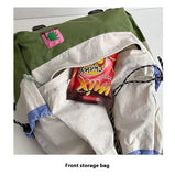 Qfdian New Spring and Autumn Collection Lightweight Backpack with Drawstring Drawstring Bag Outdoor Sports Mountaineering Large Capacit