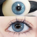 Qfdian Graded 1pair Color Contact Lenses Mixblood Softlens 12months