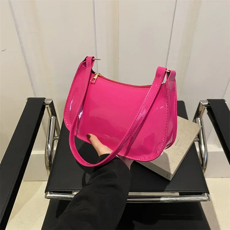 Qfdian Spring Trendy Fashion Women's Solid Color Shoulder Bag Versatile Small Square Design Gentle Style for Casual Occasions