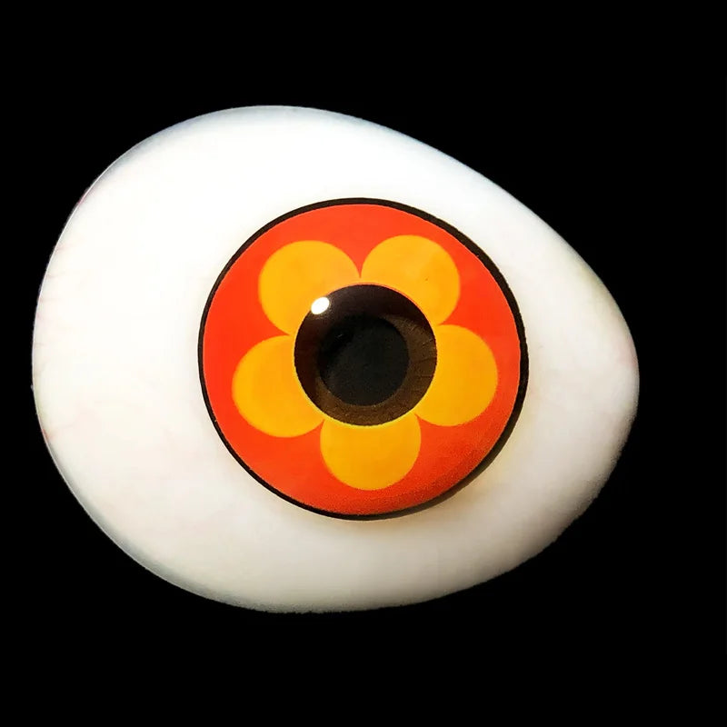 Qfdian Color Contact Lenses Halloween Circle Lens Yearly Genshin Nahida Hutao Mavuika Cosplay