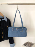 Qfdian Fashion Trendy Office Lady Elegant Shoulder Bags Sweet Y2k Aesthetic Chic Women's Handbags All Match Vintage Fairy Underarm Bag