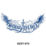 Qfdian New Wholesale Juice Chest Stickers Tattoo Herbal Semi-permanent Back Tatoo Wings Tattoo Stickpaper