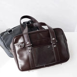 Qfdian Y2k Aesthetic Jk Casual Ita Bags Preppy Vintage All Match Pu Women's Handbags Japanese Preppy Transparent Shoulder Underarm Bag