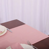 Qfdian 100% Cotton Ruffle White Table Runners for Rustic Wedding Decoration Baby Shower Birthday Party Living Room Kitchen Dinner Decor