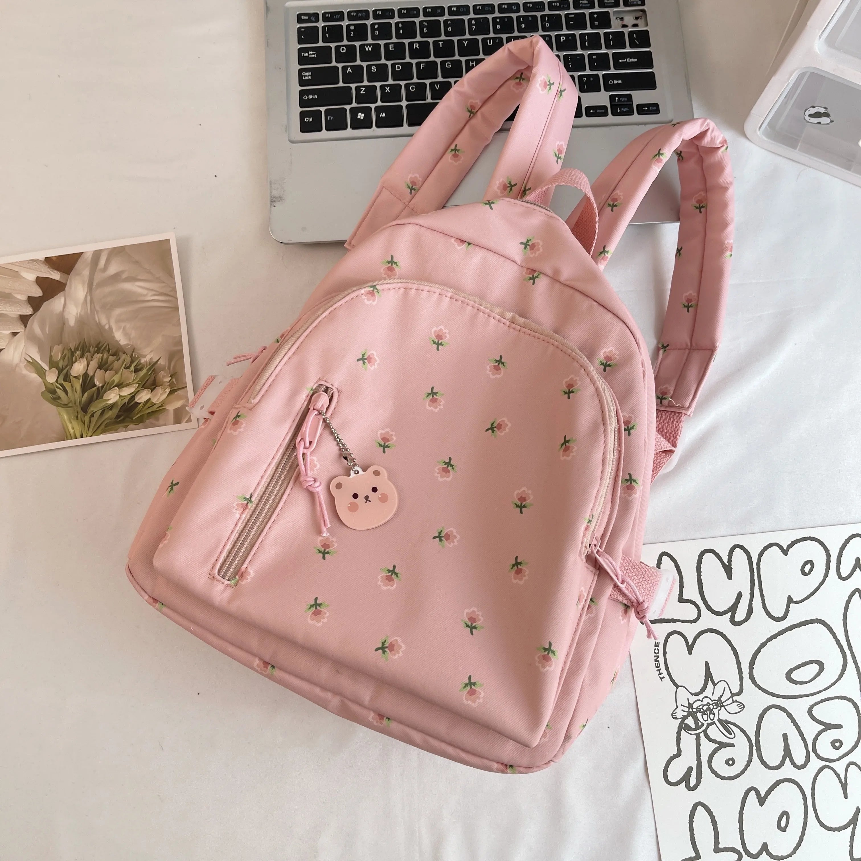 Qfdian Mini Backpack Ins Niche Japanese Style K-Style Primary School Bag Printed Small Backpack New Casual Backpack