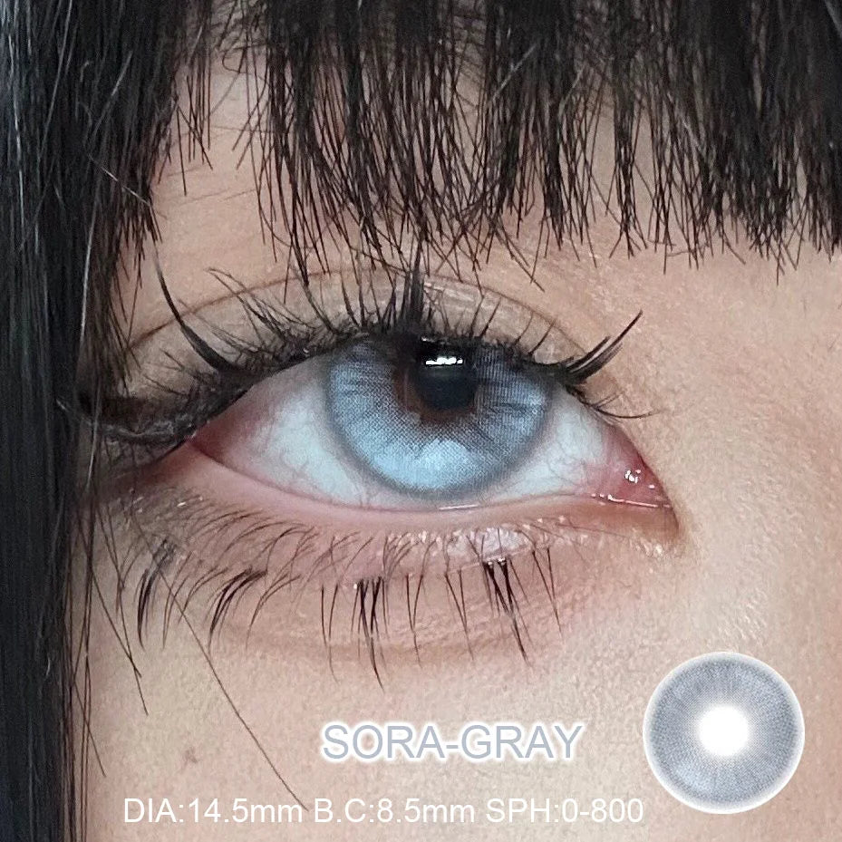 Qfdian 1pair Color Contact Lenses Softlens for Eyes Lenses Cosmetic Eyecontacts