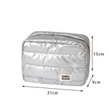 Qfdian Large Capacity Makeup Bag Cosmetic Bag Toiletry Bag Washbag Portable Storage Bag Travel Organizer