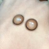 Qfdian Hazel Color Contact Lenses Softlens for Eyes Lenses Cosmetic Eyecontacts with Myopia