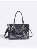 Qfdian Sweet Y2k Lolita Butterfly Chain Shoulder Bags Trendy Gothic Harajuku Ita Bag Japanese Chic Women Transparent Handbags Crossbody