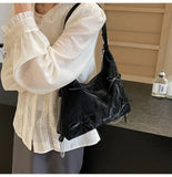 Qfdian Fashion Korean version bow single shoulder bag, female niche design, versatile casual bag, tote bag