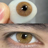 Qfdian Graded 1pair Color Contact Lenses Mixblood Softlens 12months