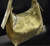 Qfdian New Women Vintage Office Lady Shoulder Bags Y2k Aesthetic All Match Shoulder Bags Casual Fashion Underarm Bag Korean Trendy