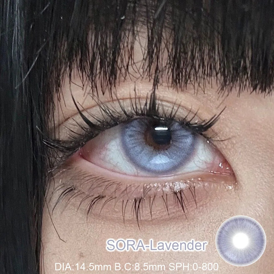 Qfdian 1pair Color Contact Lenses Softlens for Eyes Lenses Cosmetic Eyecontacts