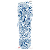 Qfdian Full Leg Arm Temporary Herbal Juice Ink Tattoo Stickers Lasting  15 Days Waterproof Tattoo  Animal  Tattoo Stickers for Men Boys