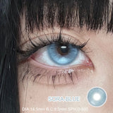 Qfdian 1pair Color Contact Lenses Softlens for Eyes Lenses Cosmetic Eyecontacts