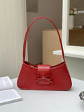Qfdian Luxury Design All Match Y2k Aesthetic Bow Underarm Bag Women Fairy Elegant Shoulder Bags Office Lady Fashion Purses and Handbags