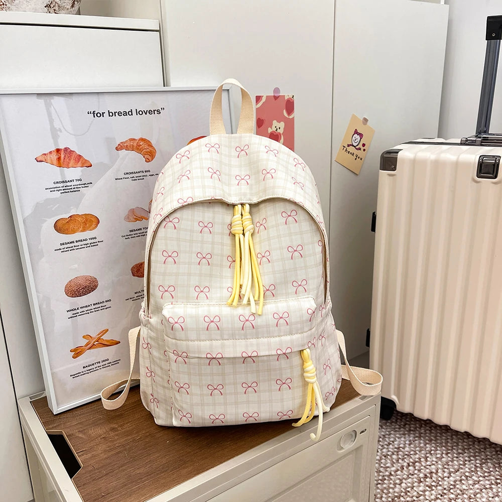 Qfdian Cute Backpack for Girls, High School Students, Niche Girls, College Students, Backpacks, Travel Backpacks