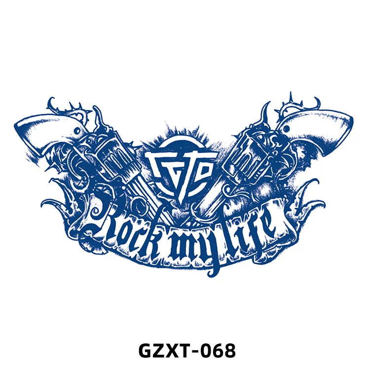 Qfdian New Wholesale Juice Chest Stickers Tattoo Herbal Semi-permanent Back Tatoo Wings Tattoo Stickpaper