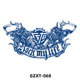 Qfdian New Wholesale Juice Chest Stickers Tattoo Herbal Semi-permanent Back Tatoo Wings Tattoo Stickpaper