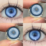 Qfdian Cosplay  Myopia Corlor Contact Lenses Anime Pupil 6months 1pair Halloween Cute Eye Lenses