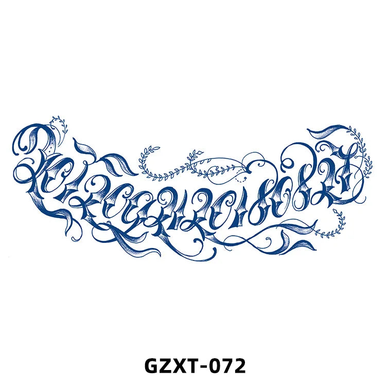 Qfdian New Wholesale Juice Chest Stickers Tattoo Herbal Semi-permanent Back Tatoo Wings Tattoo Stickpaper