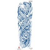 Qfdian Full Leg Arm Temporary Herbal Juice Ink Tattoo Stickers Lasting  15 Days Waterproof Tattoo  Animal  Tattoo Stickers for Men Boys