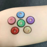 Qfdian Cosplay  Myopia Corlor Contact Lenses Anime Pupil 6months 1pair Halloween Cute Eye Lenses