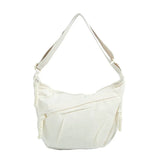 Qfdian New Women Simple All Match Shoulder Handbags Casual Solid Cargo Hobo Bag Streetwear Vintage Crossbody Bags Y2k Aesthetic
