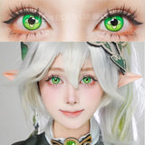 Qfdian Color Contact Lenses Halloween Circle Lens Yearly Genshin Nahida Hutao Mavuika Cosplay