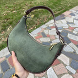 Qfdian Trendy Fashion Luxury Design Underarm Hobo Bag All Match Casual Shoulder Handbags Vintage Office Lady Top-Handle Bags Y2k Women