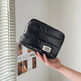 Qfdian Large Capacity Makeup Bag Cosmetic Bag Toiletry Bag Washbag Portable Storage Bag Travel Organizer