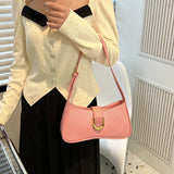 Qfdian Women Shoulder Bag Fashion Girl Underarm Bag Girl School Class Handbag Purse Ladies Commuter Mobile Phone Wallets