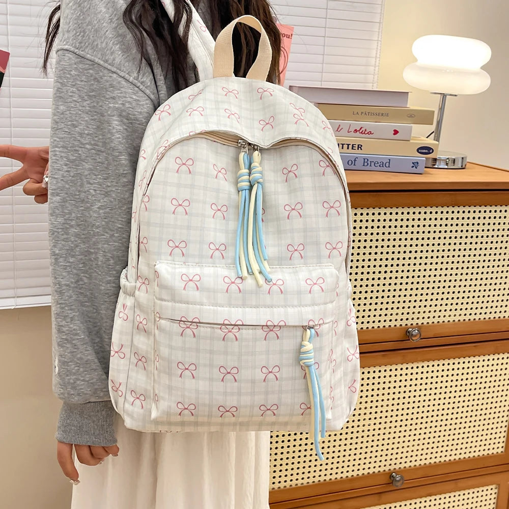 Qfdian Cute Backpack for Girls, High School Students, Niche Girls, College Students, Backpacks, Travel Backpacks