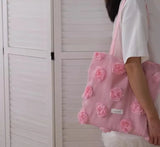 Qfdian Korean All Match Fashion Office Lady Shoulder Bags Casual Travel Streetwear Women's Handbags Patchwork Flower Sweet Underarm Bag