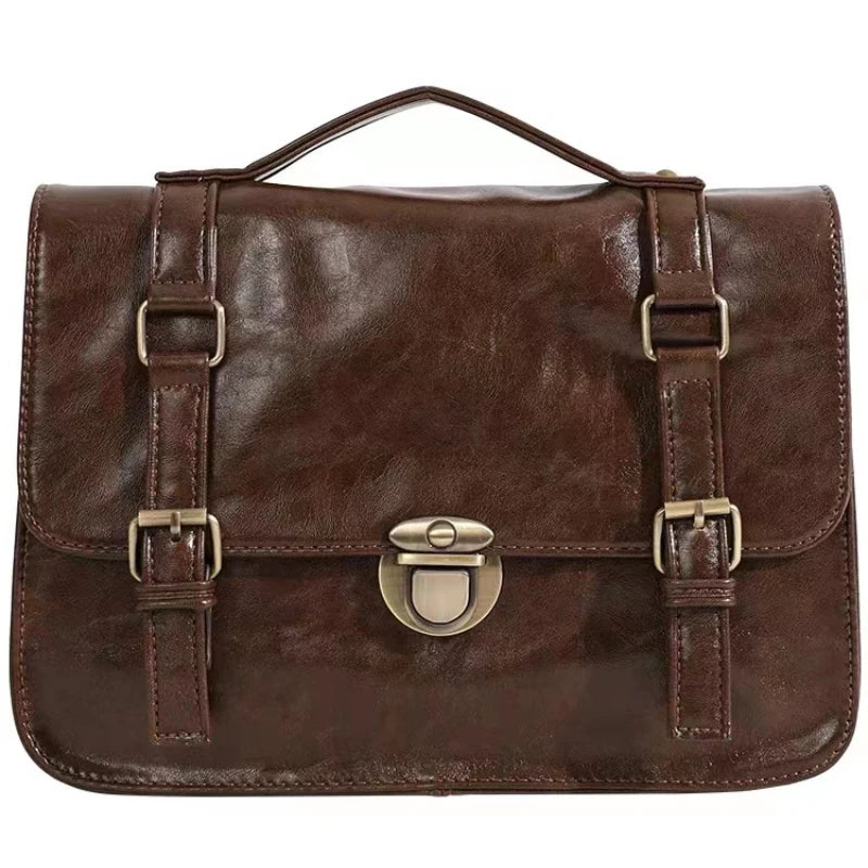 Qfdian Japanese Students Vintage Women Handbags Crossbody Streetwear Preppy Y2k Fashion Messenger Bag Trendy All Match Casual Backpacks