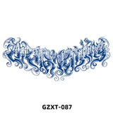 Qfdian New Wholesale Juice Chest Stickers Tattoo Herbal Semi-permanent Back Tatoo Wings Tattoo Stickpaper