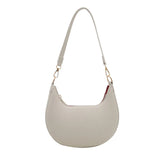 Qfdian New Fashion Underarm Bags High-end Moon-shaped Baseball Bag Showing Luxury Women's Single Shoulder Bag and Handbags