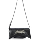 Qfdian Personality Y2k Aesthetic Vintage Underarm Bag Luxury Design Office Lady Chic Shoulder Bags Japanese All Match Women's Handbags
