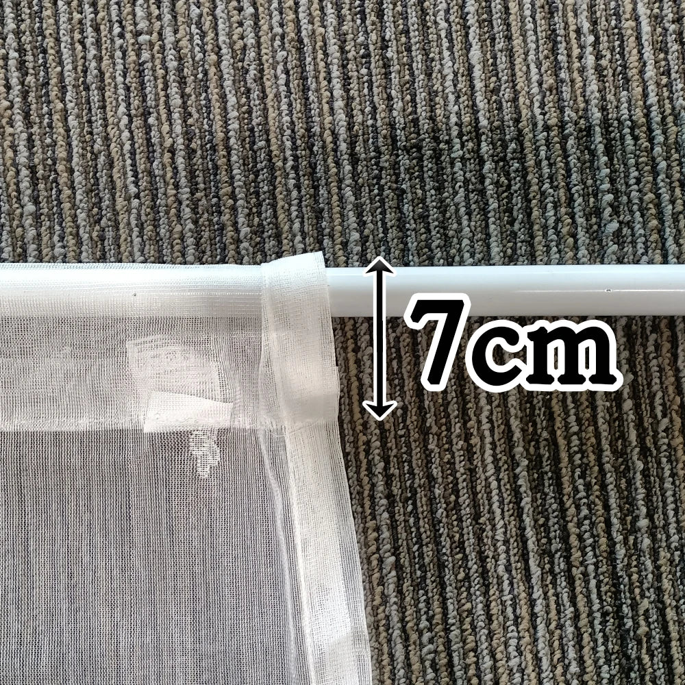 Qfdian Romantic Lace Sheer Rod Pocket Luxury Curtain Tulle French window bedroom Living room Partition Curtain Home Decor