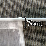 Qfdian Romantic Lace Sheer Rod Pocket Luxury Curtain Tulle French window bedroom Living room Partition Curtain Home Decor