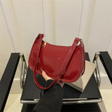 Qfdian Spring Trendy Fashion Women's Solid Color Shoulder Bag Versatile Small Square Design Gentle Style for Casual Occasions