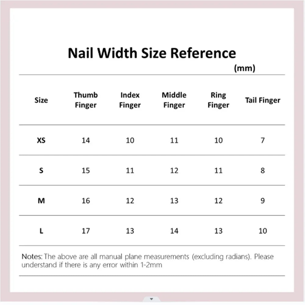 Qfdian 10Pcs High Quality Handmade Press on Nails Rhinestone Full Setting Pearl Beading Stick-on Nail Art Sweet And Cool Girl Style