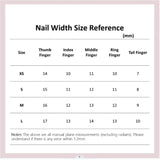 Qfdian 10Pcs High Quality Handmade Press on Nails Rhinestone Full Setting Pearl Beading Stick-on Nail Art Sweet And Cool Girl Style