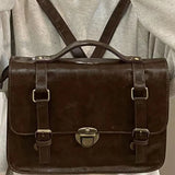 Qfdian Japanese Students Vintage Women Handbags Crossbody Streetwear Preppy Y2k Fashion Messenger Bag Trendy All Match Casual Backpacks