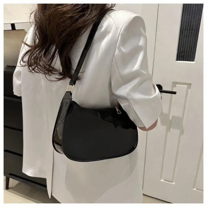 Qfdian Spring Trendy Fashion Women's Solid Color Shoulder Bag Versatile Small Square Design Gentle Style for Casual Occasions