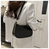 Qfdian Spring Trendy Fashion Women's Solid Color Shoulder Bag Versatile Small Square Design Gentle Style for Casual Occasions