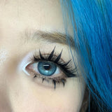 Qfdian 1pair Color Contact Lenses Softlens for Eyes Lenses Cosmetic Eyecontacts with Myopia