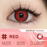 Qfdian 2Pieces Color Contact Lenses Bueatiful Pupil Cosmetic Circle Lens Yearly Cosplay Colour Contacts