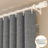 Qfdian Linen shade curtains, 99.9% shading rate, four seasons of household/commercial curtains